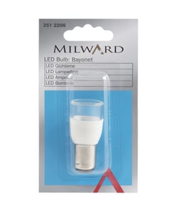 Ampoule LED 220V baionnette pour machine a coudre - Milward Gris