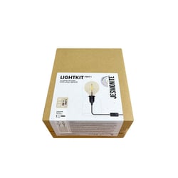 Câble de lampe avec interrupteur EU E27 1,8 m noir