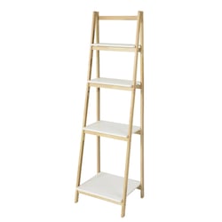 SoBuy FRG162-N Bibliothèque Étagère pliable style échelle avec 4 niveaux de rangement