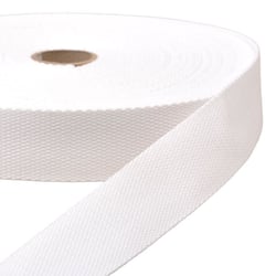 Sangle blanc au mètre