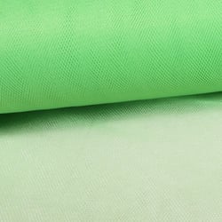 Tissu Tulle Souple Grande Largeur uni Vert Jade - Au mètre