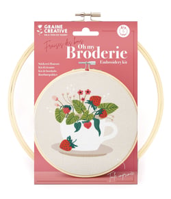 KIT BRODERIE PARTIELLE FRAISE DES BOIS G