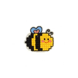 Ecusson thermocollant Abeille crochet 3cm x 3,5cm
