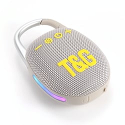 Enceinte Bluetooth Portable Extérieure Mini Haute Qualité Son Stéréo Puissant Gris YONIS