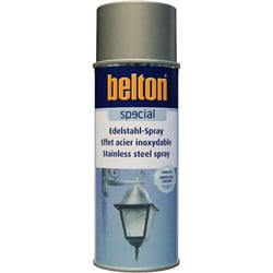 Spray de peinture Belton effet acier inoxydable gris 400ml