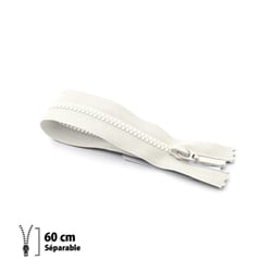Fermeture éclair Z49 - PRESTILON 4 mm 60 cm - Séparable
