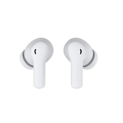 Jaym Écouteurs TWS sans fil Bluetooth 5.3 ANC ENC Affichage Digital Son Immersif Blanc