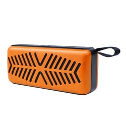 Mini Enceinte Bluetooth Portable Rétro Son Puissant 3W Autonomie Longue Durée Orange YONIS