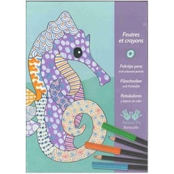 Feutres et crayons l'art du motif - djeco - dj08648 - coloriage