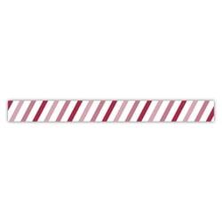 Washi Tape Grosses barres en biais, 15mm, Rouleau 15m
