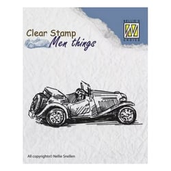 Tampon transparent scrapbooking Nellie's choice VOITURE ANCIENNE 005