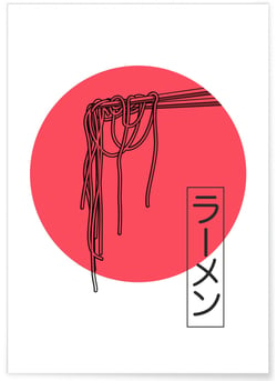 Affiche Rāmen | A3 : 29,7x42cm
