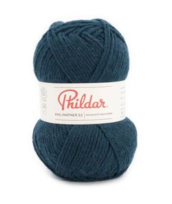 Pelote de laine à tricoter PARTNER 3.5 - Phildar Vert Empire
