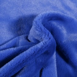 Tissu Fausse fourrure Bear Ultra douce Bleu roi