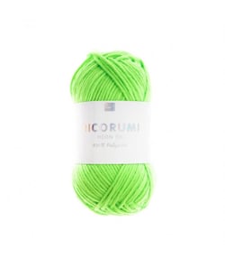 Pelote coton Ricorumi Neon DK 25 gr pour amigurumi - Rico Design 03 Vert