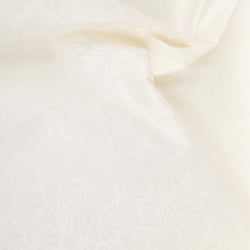 Tissu Jacquard Polycoton enduit Dinard sur fond Blanc