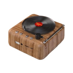Enceinte Bluetooth Vintage Bois Haut-Parleur HD TWS Autonomie 10h YONIS