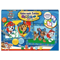 Numero d'art junior pat patrouille - paw patrol - ravensburger - 202867 - kit peinture