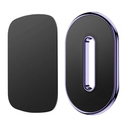 Avizar Support Voiture pour Smartphone Magnétique Fixation Adhésive Tableau de Bord Noir