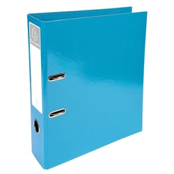 Classeur à levier Iderama Prem'Touch dos 70mm - Bleu clair - x 10 - Exacompta