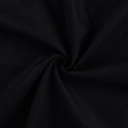 Tissu 100% Lin uni Noir