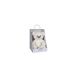Peluche - Peluche Ourson My Sweet Teddy crème en boîte cadeau - 33 cm