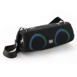 Enceinte Bluetooth Puissante Avec Lumières RGB Et Son 360° Pour Fêtes Noir YONIS