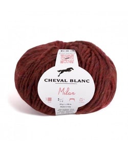 Pelote de laine et Alpaga Milan - Cheval Blanc 153 Bordeaux