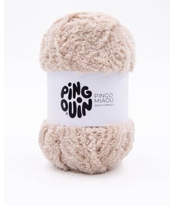 Fil à tricoter PINGO MIAOU - 100GR - Pingouin Beige Marron