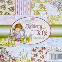 36 papiers fantaisis assorties 15.2 x 15.2 cm Wild Rose Studio BLACKBERRY LANE