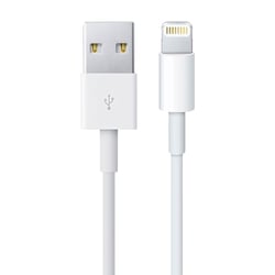 Avizar Câble de charge Compatible pour iPhone iPad iPod vers USB Synchro et charge Blanc