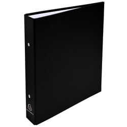 Classeur rembordé prolypropylène 2 anneaux 30mm - A5 - Noir - x 20 - Exacompta