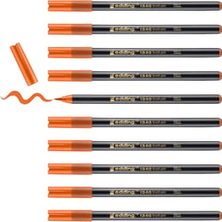 Lot de 10 feutres pointe pinceau - EDDING - Orange - 1340 - 1-3 mm