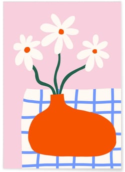 Affiche Fleurs Abstraites | A3 : 29,7x42cm
