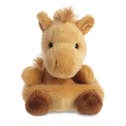 Peluche AURORA - Cheval - 13 cm - Marron