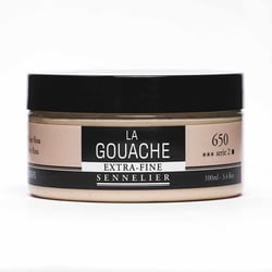 Gouache - Extra-fine - Ocre rose - 650 - Sennelier - Pot de 100ml - Beaux-arts