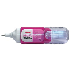 Stylo correcteur liquide - PENTEL - Pointe micro fine - Rose - 4,2 ml - Lot de 12