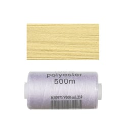Bobine 500m fil polyester Jaune
