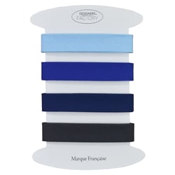 Lot de 4 Biais coton unis - 2 mètres par couleur - designers-factory (Lot B)