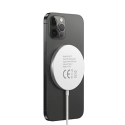 Mayaxess Chargeur Magsafe Magnétique 15W pour iPhone 14 / 14 Plus / 14 Pro / 14 Pro Max Blanc