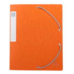 Boite de classement Cartobox Dos 40mm Carte lustrée - A4 - Orange - x 10 - Exacompta