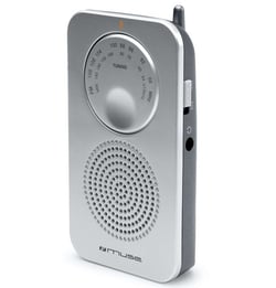 Radio Portable Analogique Silver - Muse M01RS