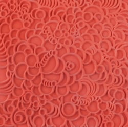 Plaque de texture Cernit 9 cm Bubbles