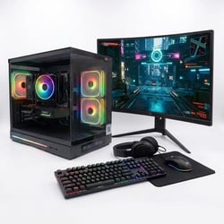 Pack DSGate M5-IV DGT Black - Intel Core i3-13100F - RTX 3050 - 16 Go DDR4 - SSD 512 Go + Écran 24'' + Combo