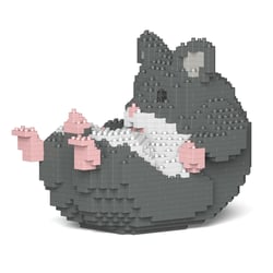 Hamster gris sur le dos Taille standard | JEKCA | 14 ans et +