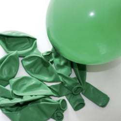 Graine Créative - Ballons de baudruche gonflables Vert 10 pièces