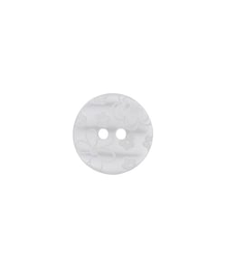 Bouton rond Fleurs 12 à 18mm 2 trous - Prym 18 Blanc