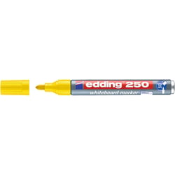 Lot de 10 marqueurs pour tableaux blancs EDDING 250 - Jaune - Pointe 1,5-3 mm