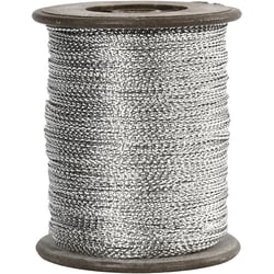 Fil, ép. 0,5 mm, argent, 100 m/ 1 rouleau