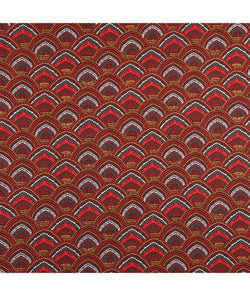 Tissu coton menara de 150 cm de largeur Rouge vendu par 50 cm